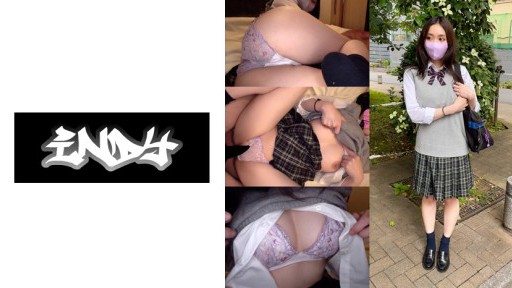 534CRT-014 Mặc 22 tiếng [Chụp ảnh cá nhân] Quần lưới màu tím nhạt_Rất hiếm_Cô gái xinh đẹp trong bộ đồng phục cúp nửa G